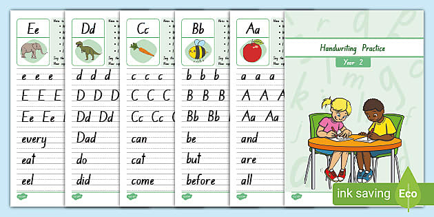make handwriting worksheet for kindergarten