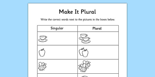 Plural Worksheets (s or es)- 4 activities ready to print! | TPT