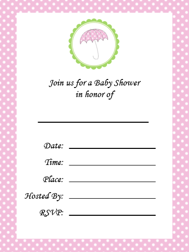 Free Printable Baby Shower Invitations | Make your Invitation