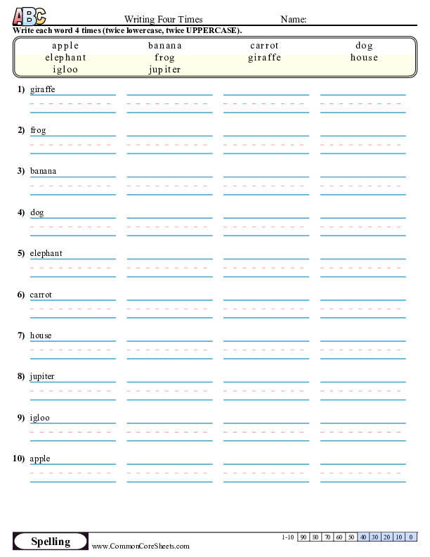 Spelling Worksheets Maker | Free - Distance Learning, worksheets ...
