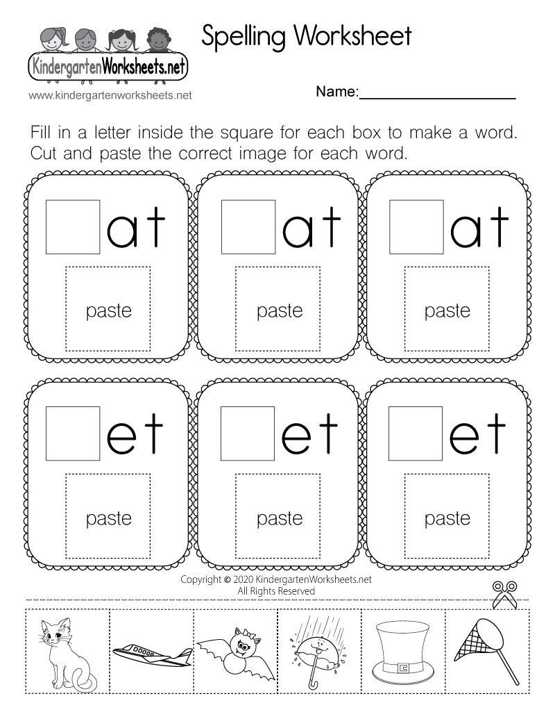Spelling Three Letter Words Worksheet - Free Printable, Digital, &  PDF