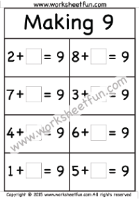 Addition - Ways to Make a Number / FREE Printable Worksheets ...