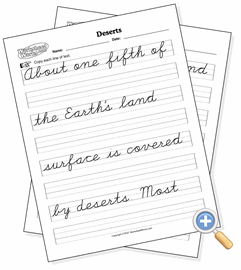 Cursive Handwriting Practice - WorksheetWorks.com