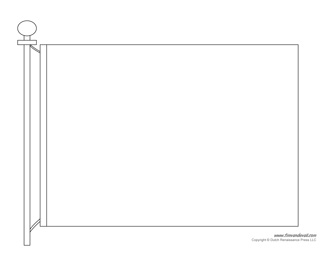 Blank Flag Template Printable | Make Your Own Flag - Tims Printables