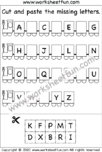 make your own missing letter worksheet