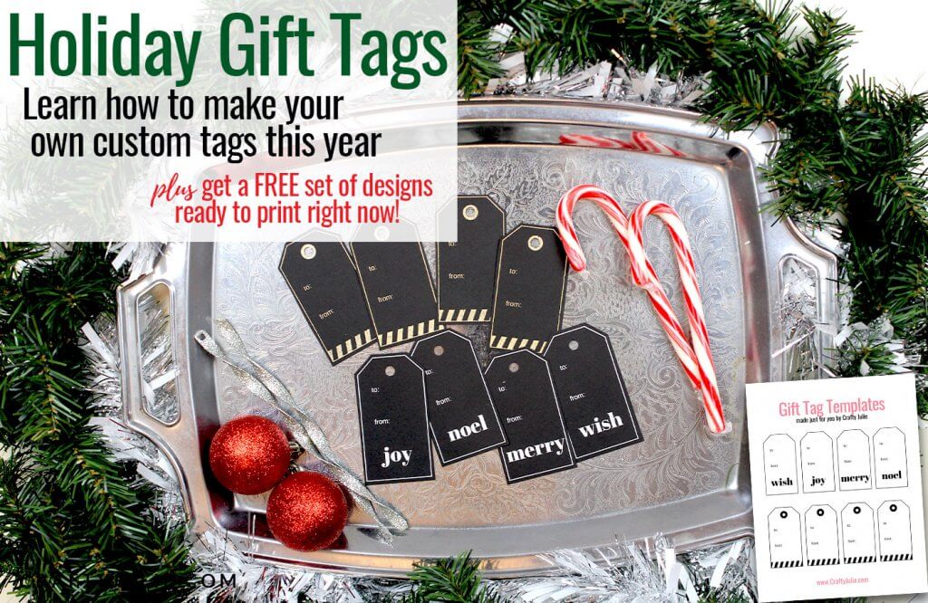 make your own printable gift tags