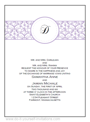 make your own printable wedding invitations online for free