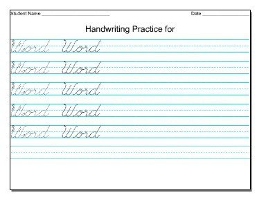 DIY Handwriting Worksheets to Make Penmanship Fun | My Mommy Journey