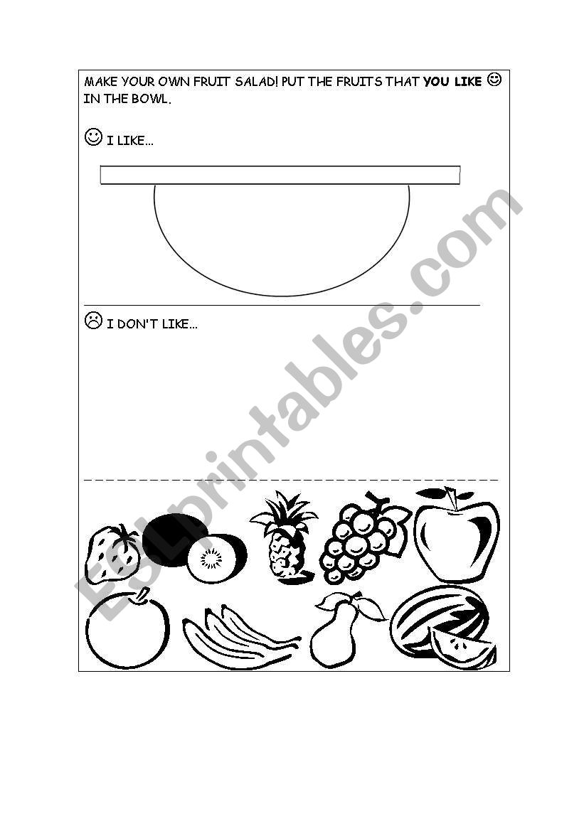 make your own worksheet for kindergarten