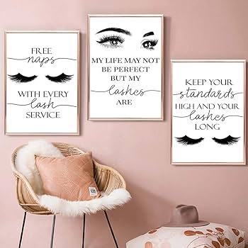 makeup wall art printable free