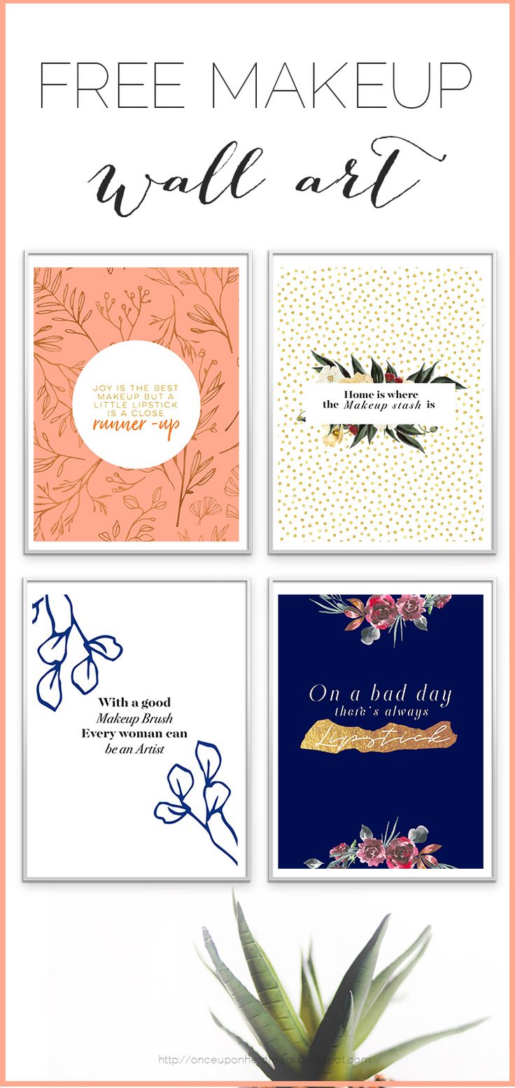 Free makeup wall art printable free Download Free makeup wall art