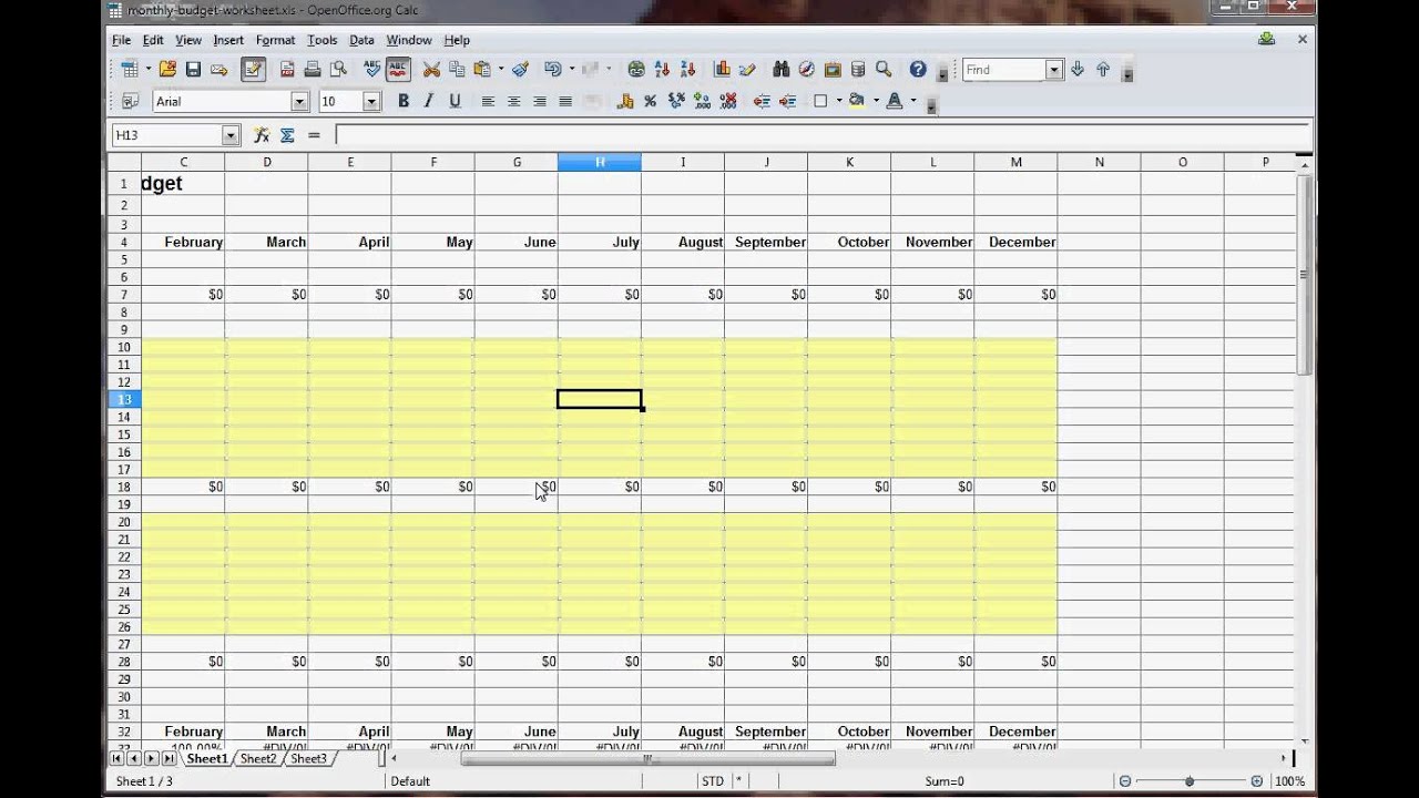 How to Create a Monthly Budget Worksheet