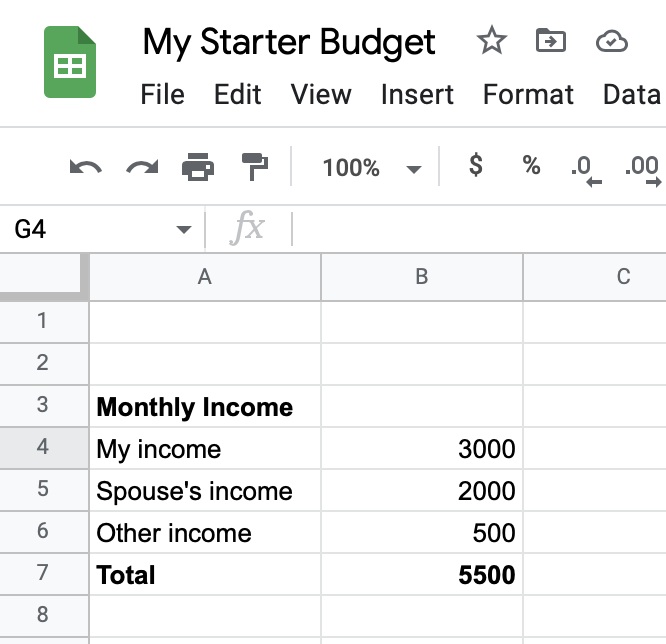 How to Make a Budget With Google Sheets ...