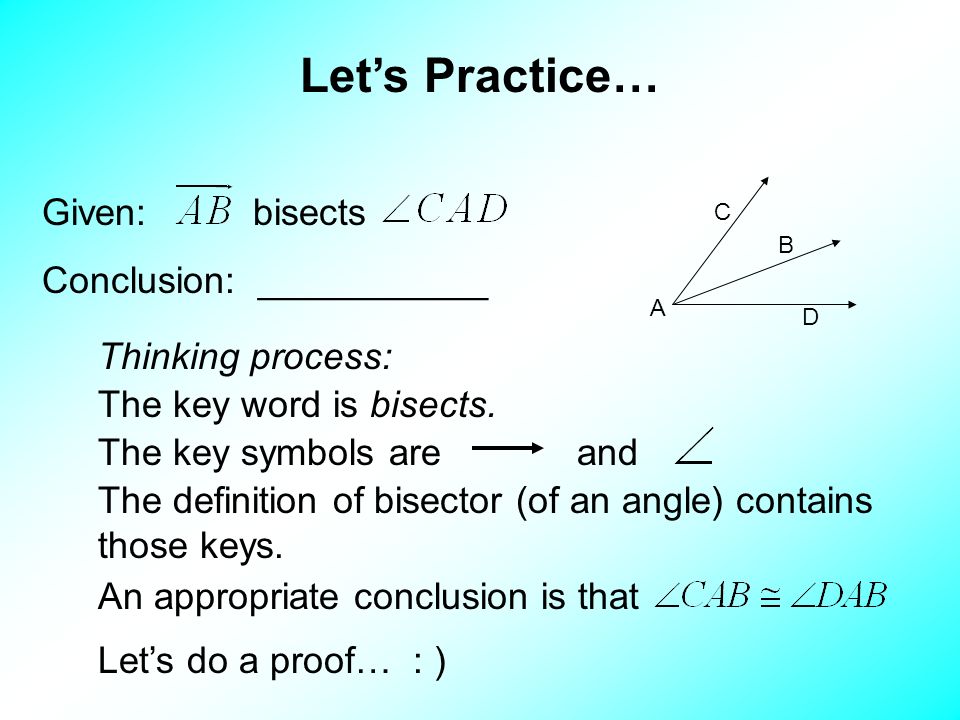 Lesson 2.3 Drawing Conclusions Objective After studying this
