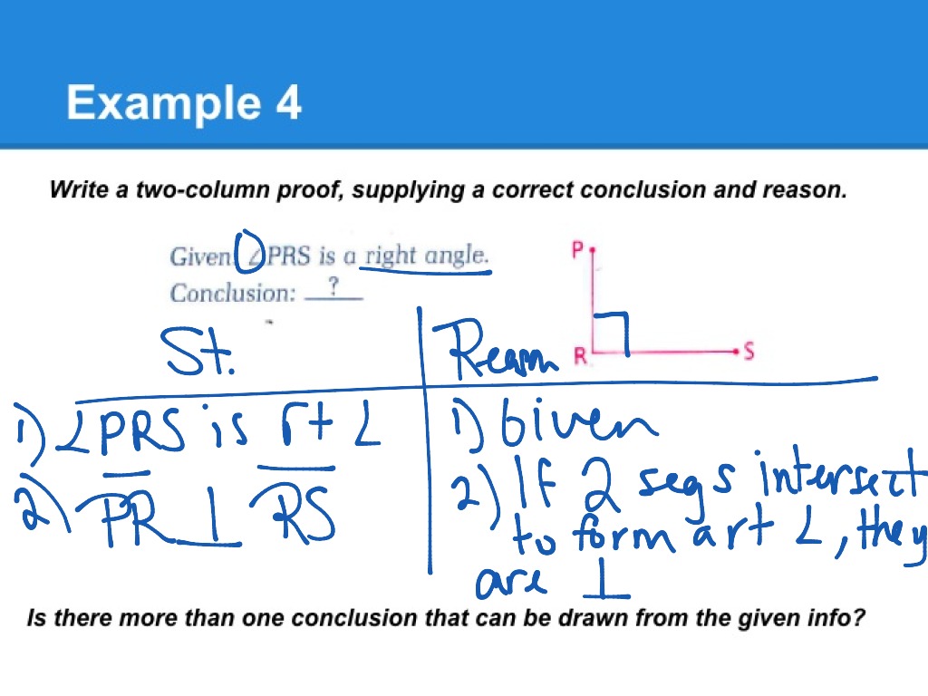 2.3 Drawing Conclusions | Math, geometry | ShowMe