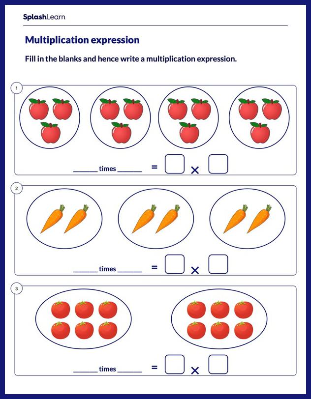 Describing Equal Groups - Math Worksheets - SplashLearn