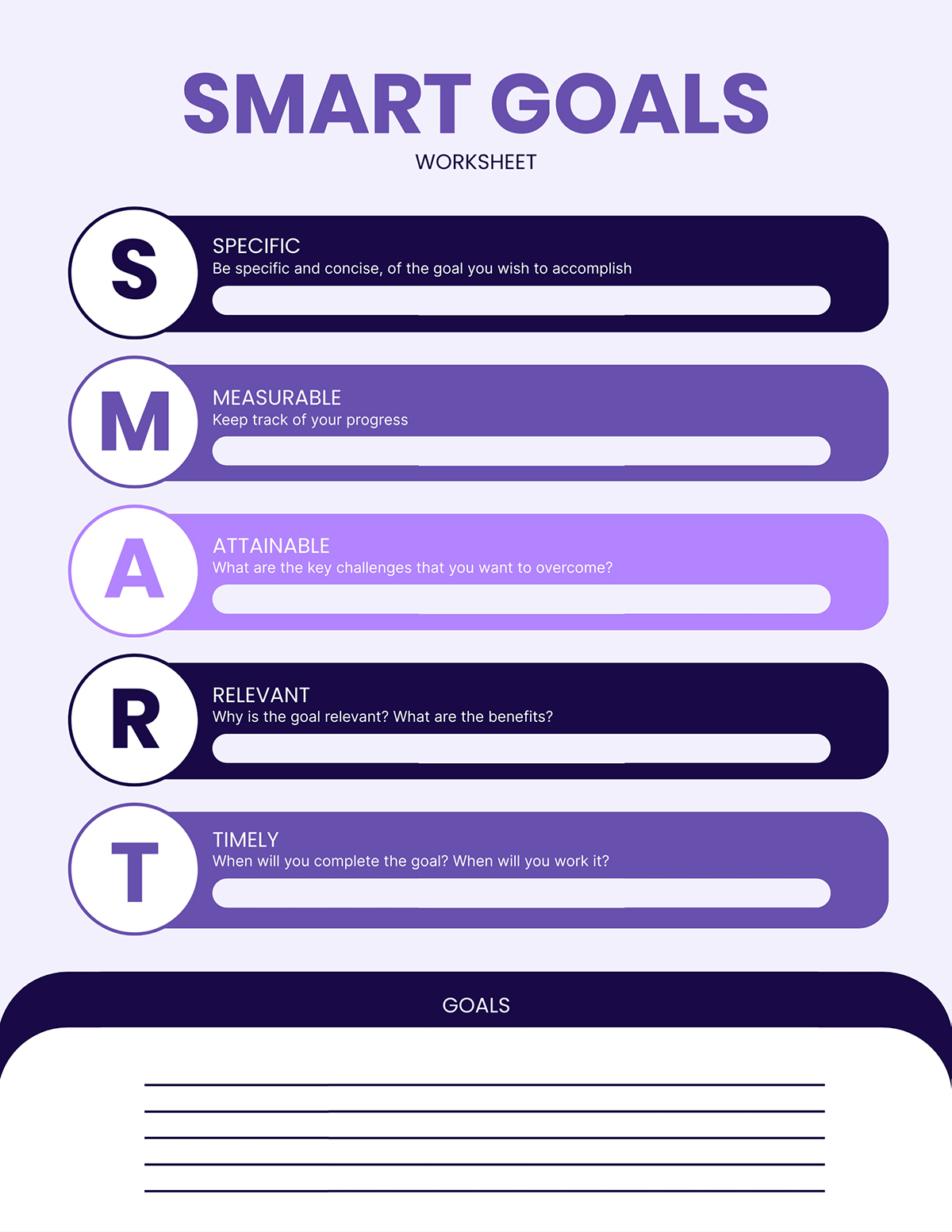 17 Goal-Setting Worksheets &  Templates to Help You Succeed