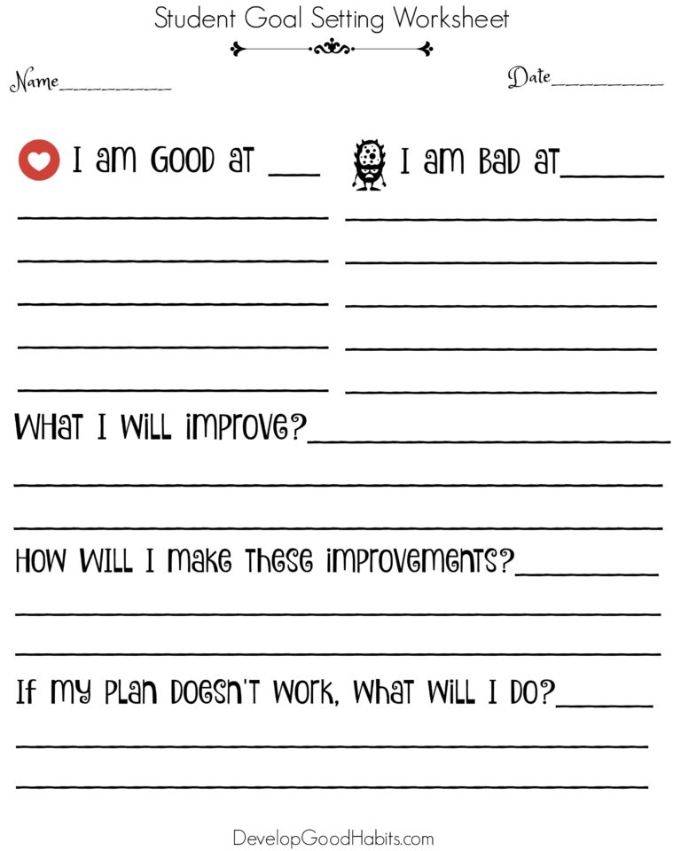 4 Free SMART Goal Setting Worksheets &  Templates [2024 Update]