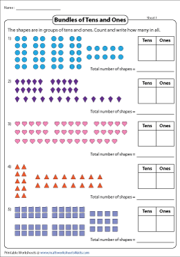 making groups of ten worksheet
