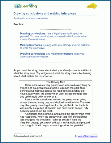 Making Inferences Worksheets | Worsheets library