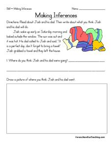 Making Inferences (11) Worksheet for 2nd - 5th Grade | Lesson Planet