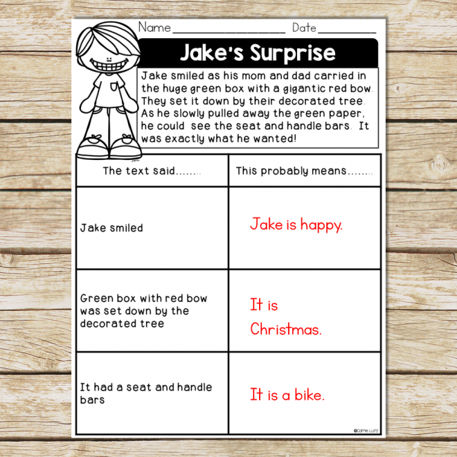Making Inferences for Beginners - Classroom Callouts