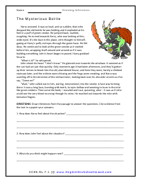 Drawing Inferences Worksheets