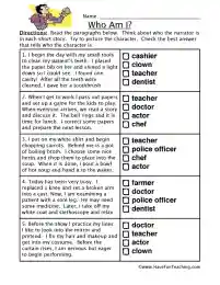 People Inferences Worksheet by Teach Simple