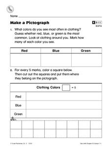making pictographs worksheet