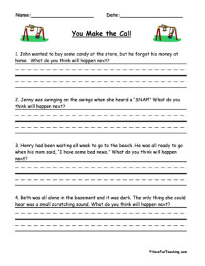 making predictions and inferences worksheet