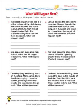Prediction Worksheets, Games, &  Activities | Scholastic