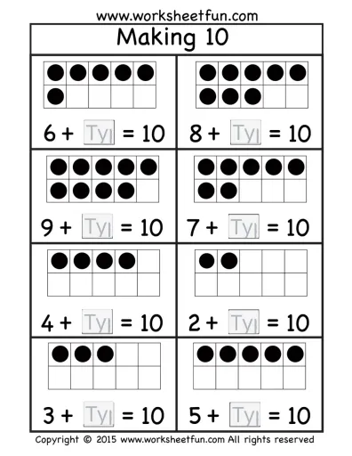 Сounting up to 10 Interactive Worksheet - Edform