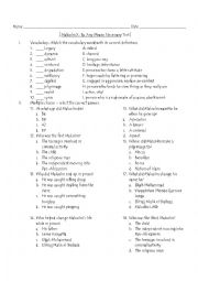 Malcolm X Test - ESL worksheet by deelasky
