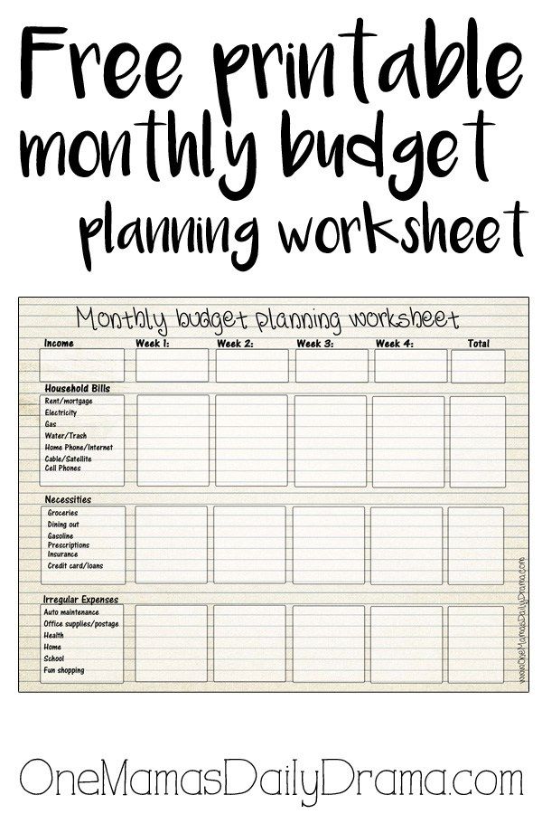 Managing Finances Worksheet - airhuarache.fr