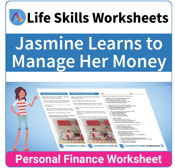 Jasmine Learns to Manage Her Money - Adulting Life Skills Resources