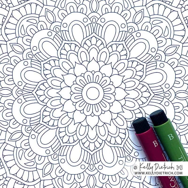 December 2021 Free Download - Mandala Coloring Page — Kelly ...