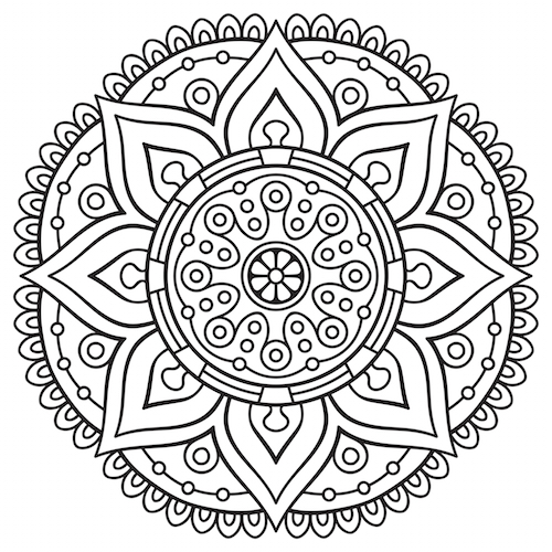 mandalas coloring images