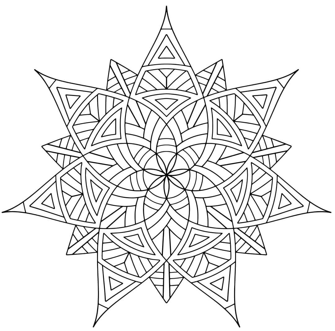 mandalas coloring images