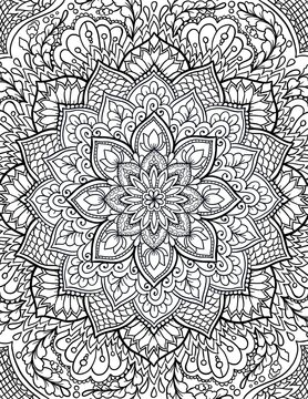 mandalas coloring pages to print