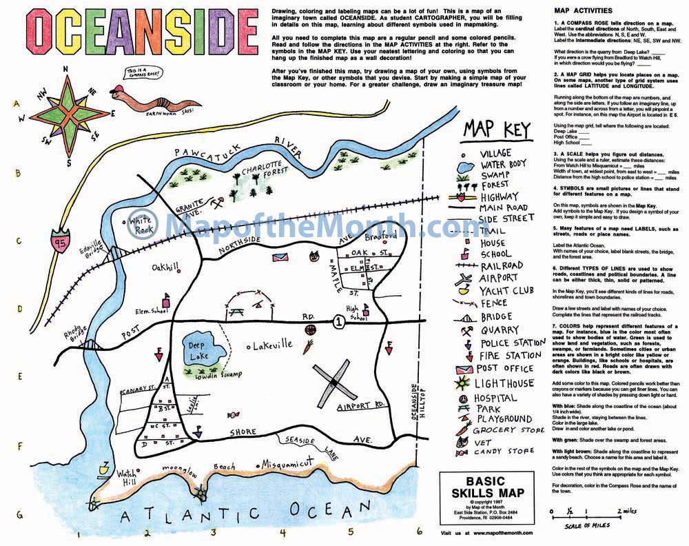 Basic Map Skills Map