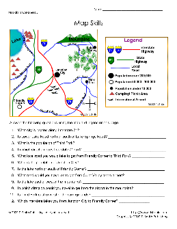 Map Skills Worksheets - TheWorksheets.CoM - TheWorksheets Library