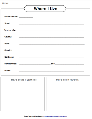 Map Skills - Worksheets