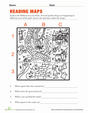 Reading Maps | Worksheet 
