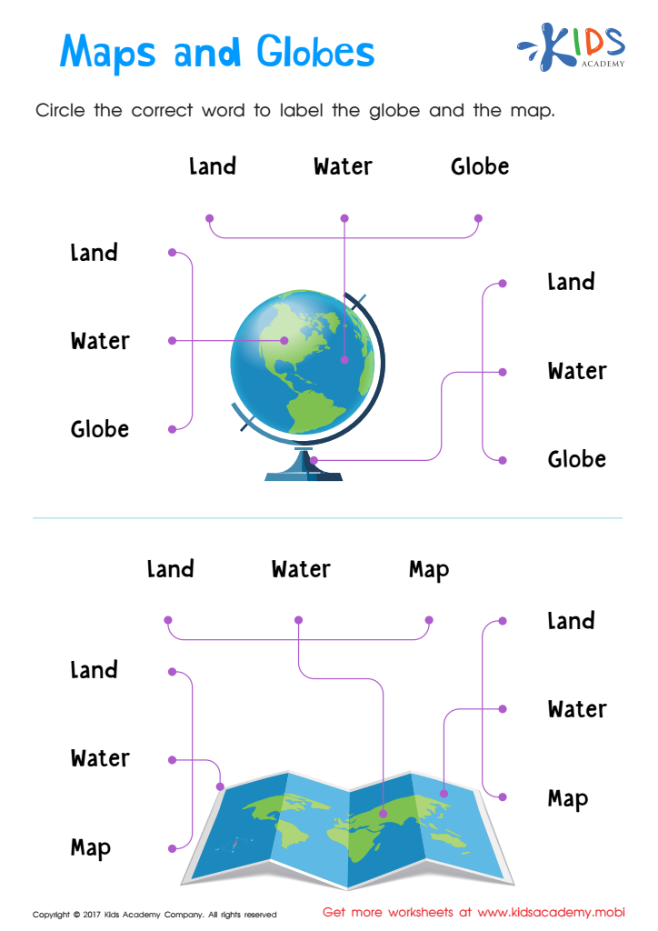 Kindergarten Geography Worksheets: Free Printable Geography PDF ...