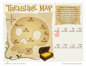 mapping math worksheet