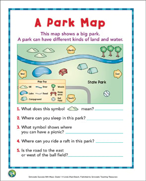 Using Map Keys &  Legends: Printable Worksheets, Activities ...