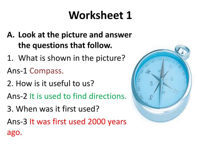 Std 3 Worksheet Ch 2 Globes and Maps | PPT
