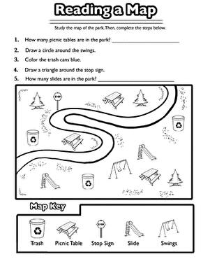 Reading a Map | Worksheet 