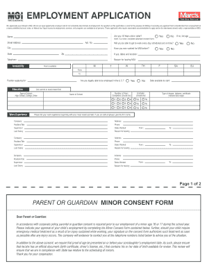 Fillable Online employment application employment application ...