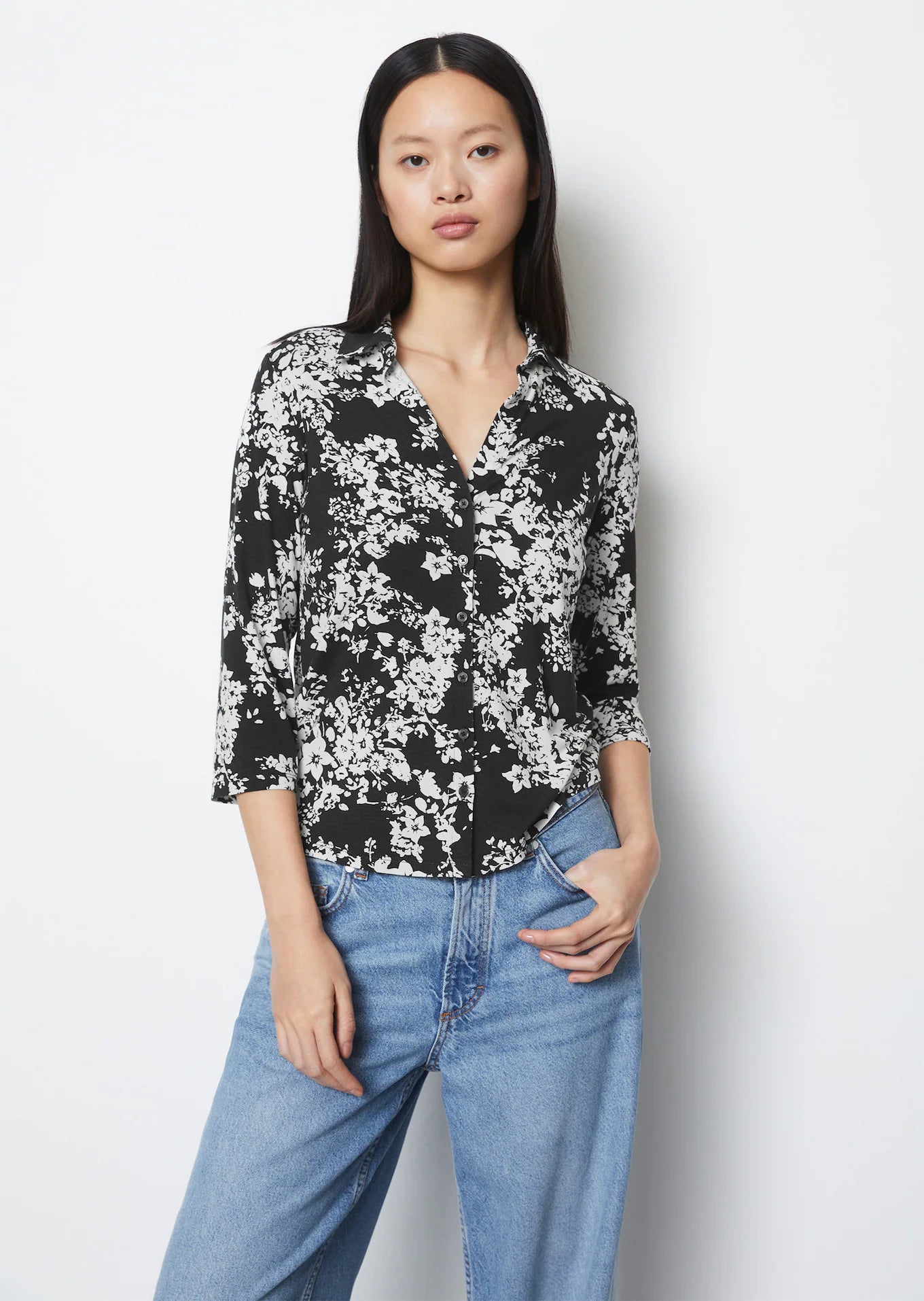 MARC O`POLO Jersey-Print-Bluse - invito
